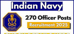 Indian Navy SSC Officer Recruitment 2025